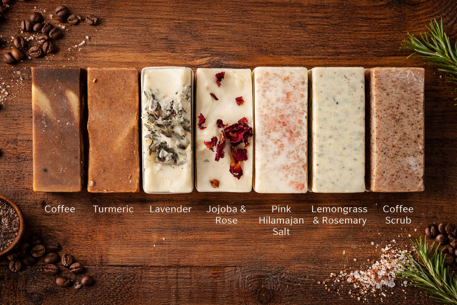 Handcrafted Soap (7 pack)