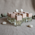 Car Diffuser on rustic cloth