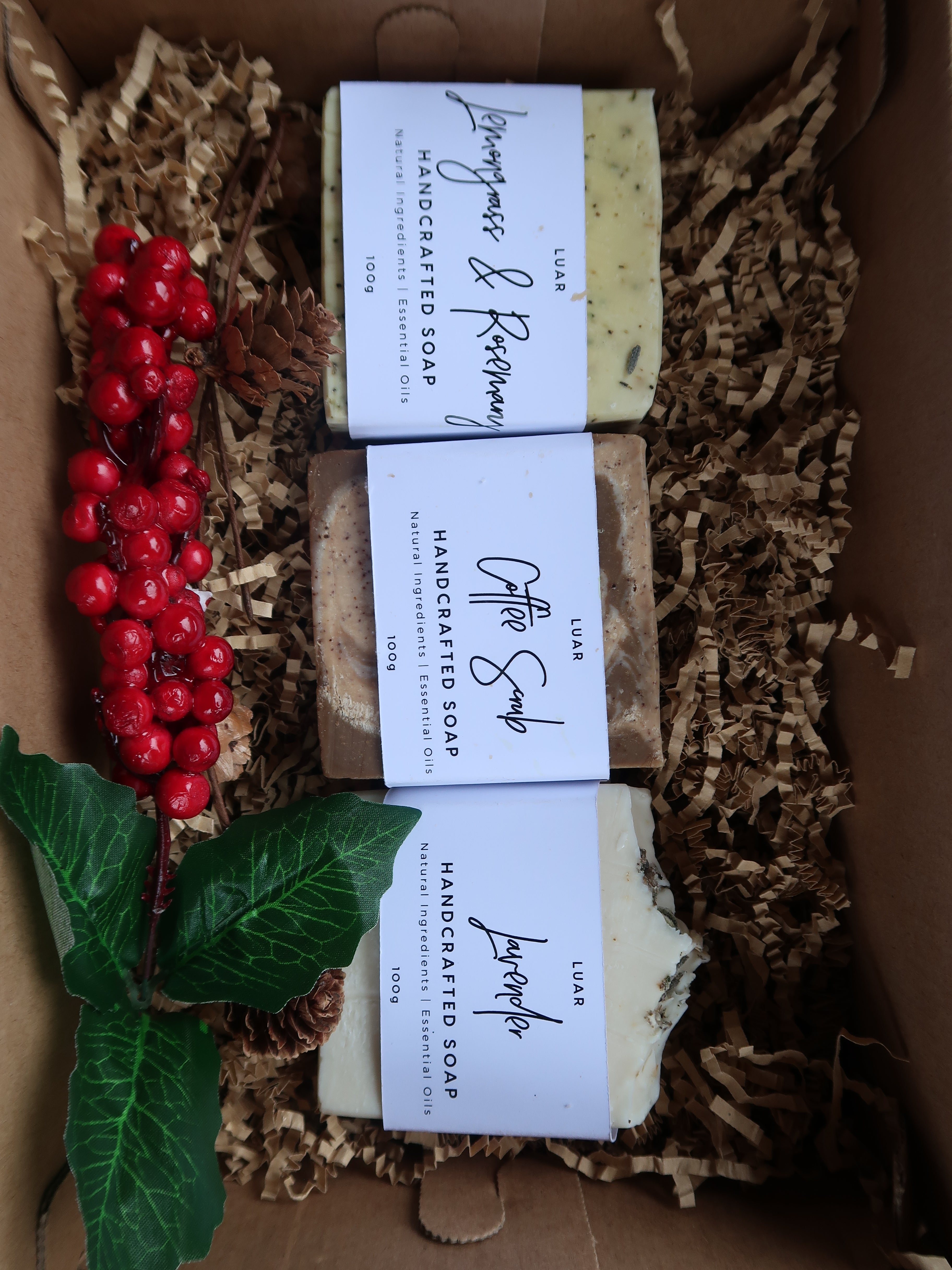 Handcrafted Soap Trio